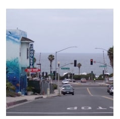 Cardiff Road by the Beach