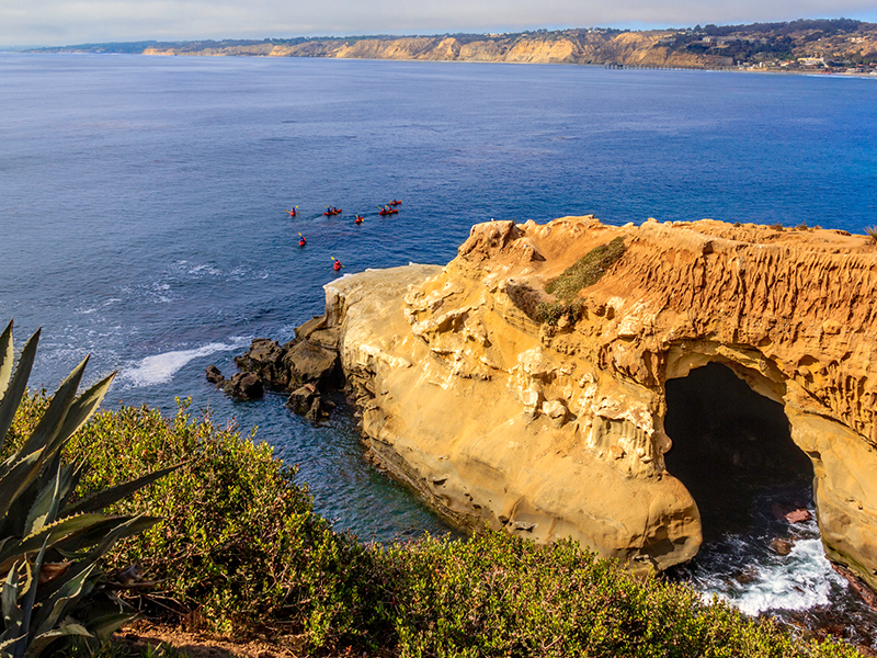 cave on the shore